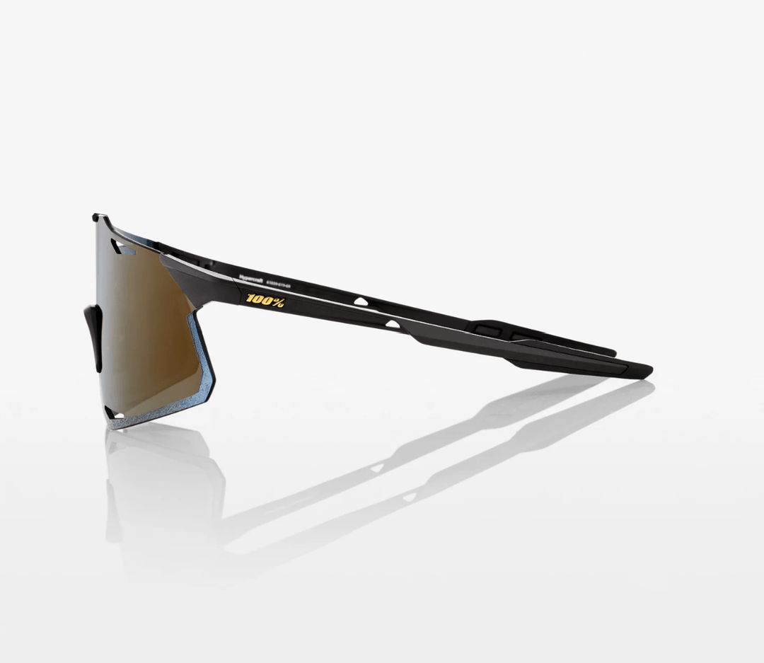 100% Hypercraft Matte Black - Soft Gold Lens – Bont Europe