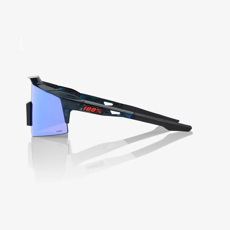 100% Speedcraft SL Black Holographic - HiPER Blue Multilayer Lens