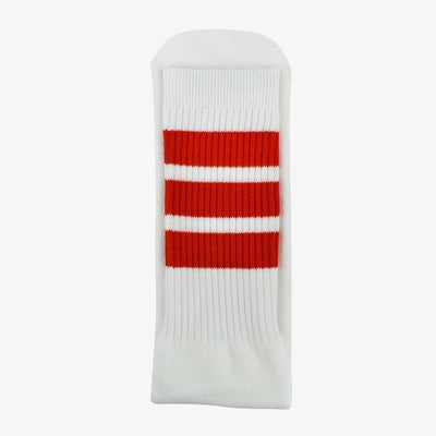 Bont Accessories-quad Hot Red / 19" Triple Stripes Knee High Tube Socks