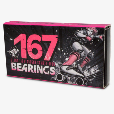 Bont Bearings-quad 167 Roller Skate 7mm Mini Bearings