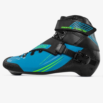 Bont Inline Skates 3.5 / Blue/Black Semi Race 195mm Inline Skate Boots blue-black