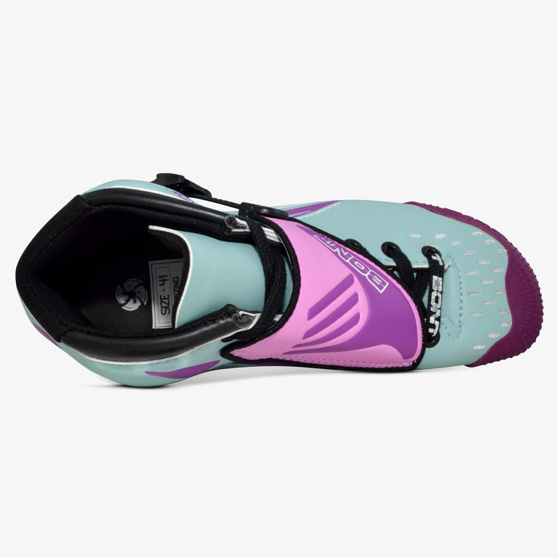 Bont Inline Skates Jet 195mm Inline Skate Boots Fluoro purple-light-blue
