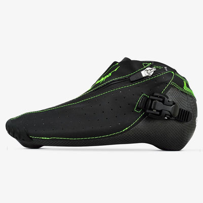 Bont Inline Skates Matte Black/ Totally Lime / 4 Vaypor Zipper No Toebox Inline Boots matte-black-totally-lime