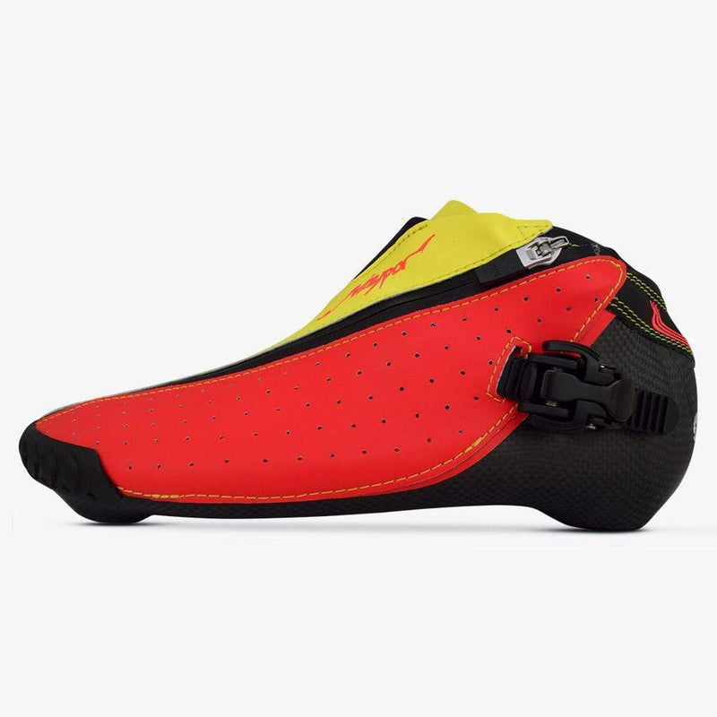 Bont Inline Skates Siren Red/ Super Yellow / 4 Vaypor Zipper No Toebox Inline Boots siren-red-super-yellow