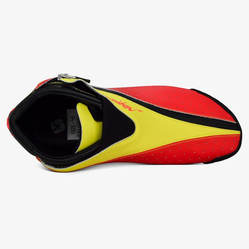 Bont Inline Skates Vaypor Zipper No Toebox Inline Boots siren-red-super-yellow