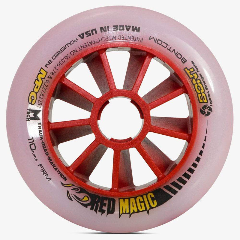 Bont wheels-inline Red Magic 90mm Firm / 1 Wheel Red Magic Inline Skate Wheel