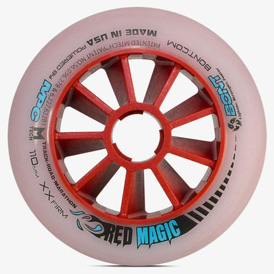 Bont wheels-inline Red Magic 90mm XX-Firm / 1 Wheel Red Magic Inline Skate Wheel