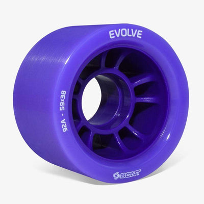 Bont Wheels-quad 59mm Purple 92A / Set of 4 Evolve Roller Skate Wheels