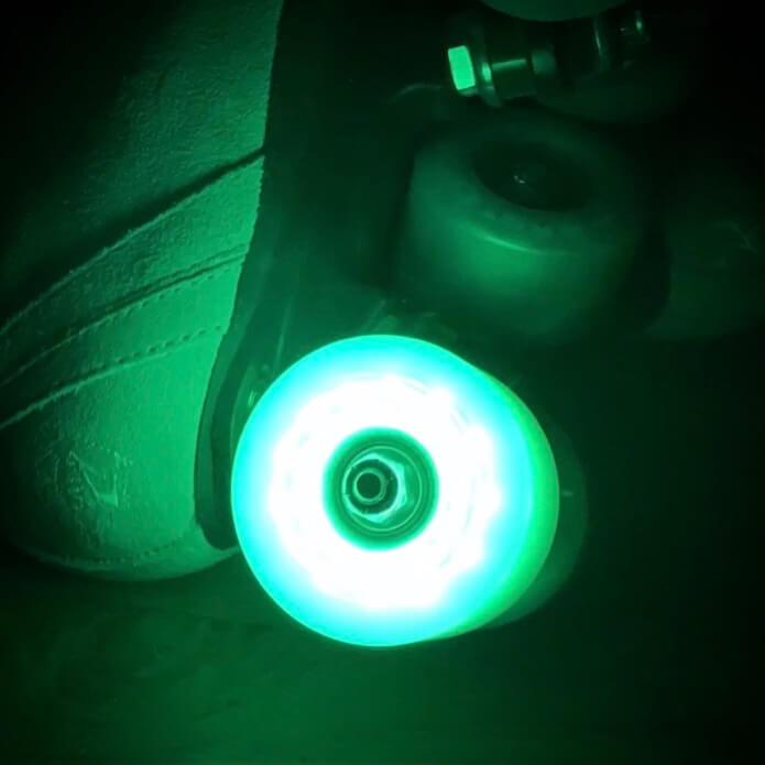 Bont Wheels-quad Glow Light Up LED Roller Skate Wheels